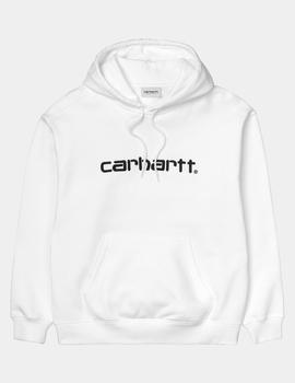 Sudadera Capucha W CARHARTT SWEAT - Blanco/Negro