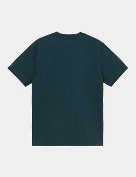 Camiseta Carhartt POCKET  - Deep Lagoon