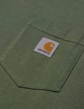 Camiseta Carhartt POCKET  - Dollar Green
