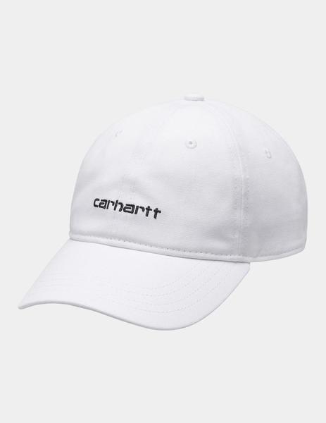 Gorra Carhartt CANVAS SCRIPT - White / Black