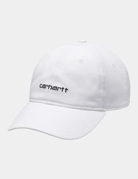Gorra Carhartt WIP CANVAS SCRIPT - White / Black