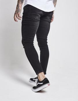 Pantalón SIKSILK SKINNY DISTRESSED DENIM 20 - WASHED BLACK