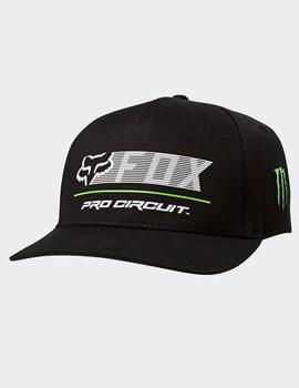 GORRA FOX PRO CIRCUIT FLEXFIT - NEGRO