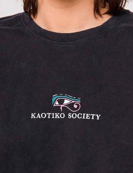 Camiseta Kaotiko ISIS - Washed Black