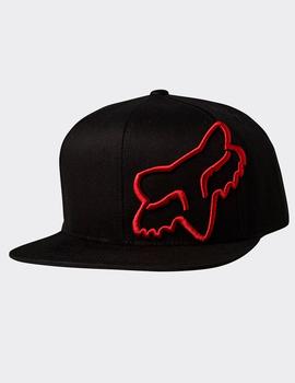 Gorra FOX HEADERS SNAPBACK - Negro Rojo