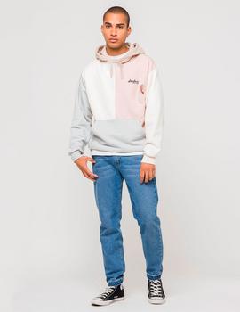 Sudadera Capucha Kaotiko AIDEN - Pink/Ivory/Cement