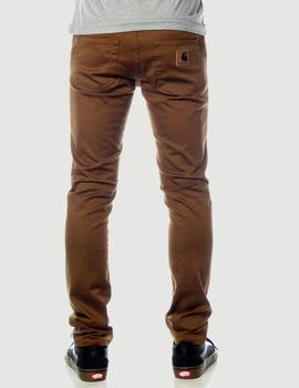 Pantalón Carhartt REBEL - HAMILTON BROWN RINSED