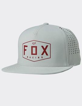 Gorra FOX CREST SNAPBACK - Gris Rojo