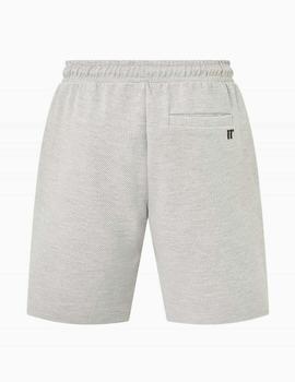 Bermuda Eleven Degrees RAW HEM SWEAT - Grey Twill