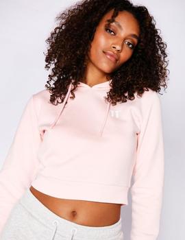 Sudadera Eleven Degrees CORE CROPPED - Chalk Pink