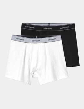 Boxer Carhartt COTTON - Black + White (2 unidades)