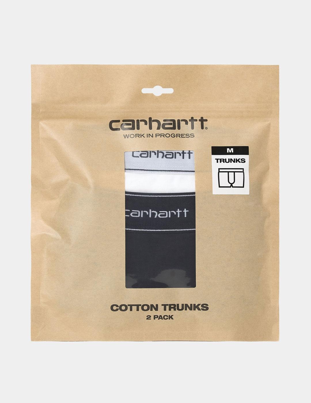 Boxer Carhartt COTTON - Black   White (2 unidades)