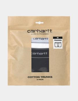 Boxer Carhartt COTTON - Black + White (2 unidades)