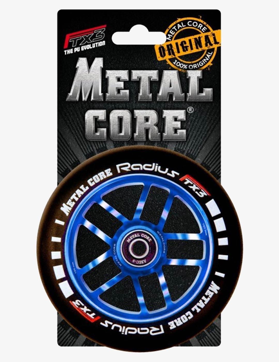 Rueda Metal Core RADIUS 120 MM - Blue