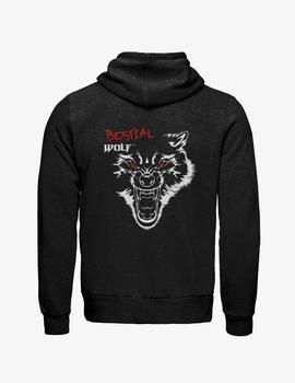 Sudadera Capucha BESTIAL WOLF CHOPPER- Negro (JUNIOR)