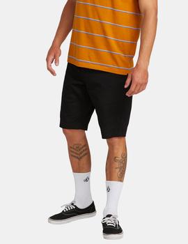  BERMUDA VOLCOM FRCKN MDN STRCH SHORT BLK BLACK