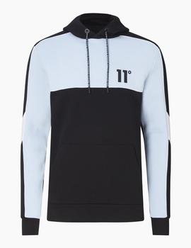 Sudadera Eleven CUT AND SEW COLOUR BLOCK - Black/Powder B