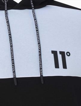 Sudadera Eleven CUT AND SEW COLOUR BLOCK - Black/Powder B