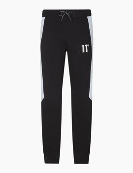 Pantalón Eleven CUT AND SEW PIPED REGULAR - Black/Poder B