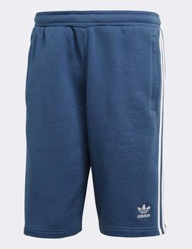 Bermudas Adidas 3 STRIPE SHORT - Azul