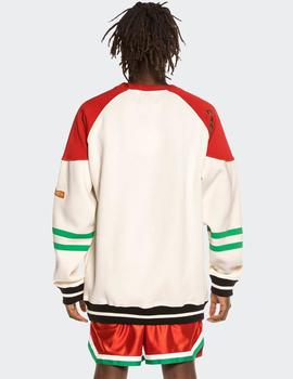 Sudadera Crew Grimey THE LOOT  - Blanco