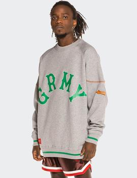 Sudadera Crew Grimey THE LOOT EL BOTIN  - Gris Vigoré