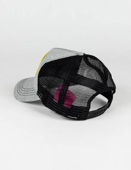 Gorra HYDROPONIC FUN PINK HEAD - Heather Grey / Black