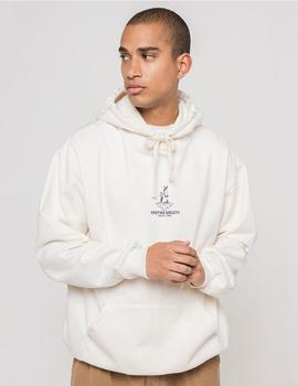 Sudadera Capucha Kaotiko HAND SNAKE - Marfil