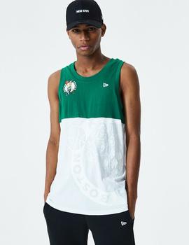 Camiseta Tirantes New Era BIG LOGO CELTICS - White/Green