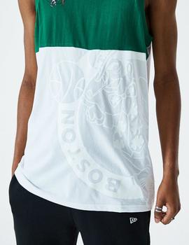 Camiseta Tirantes New Era BIG LOGO CELTICS - White/Green