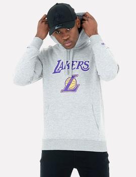 Sudadera Capucha New Era TEAM LOGO LOS LAKERS - Light Grey