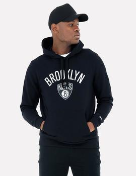 Sudadera Capucha NEW ERA TEAM LOGO BROOKLYN - Black