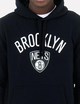 Sudadera Capucha NEW ERA TEAM LOGO BROOKLYN - Black