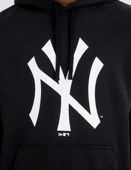 Sudadera Capucha NEW ERA TEAM LOGO YANKEES - Black/White