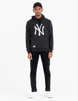 Sudadera Capucha NEW ERA TEAM LOGO YANKEES - Black/White