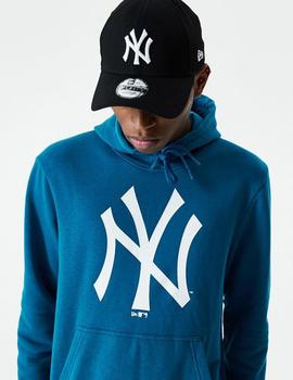 Sudadera Capucha New Era TEAM LOGO YANKEES - Blue/White