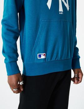 Sudadera Capucha New Era TEAM LOGO YANKEES - Blue/White