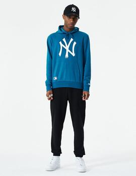 Sudadera Capucha New Era TEAM LOGO YANKEES - Blue/White