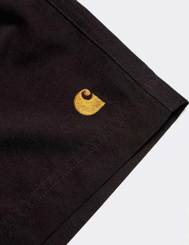 Bañador CARHARTT CHASE - Black / Gold