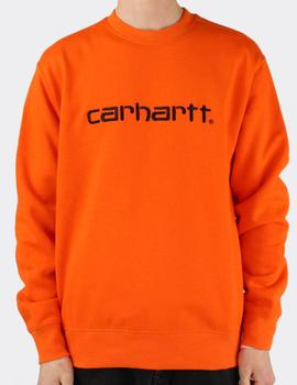 Sudadera Crew CARHARTT SWEAT - Pepper / Black