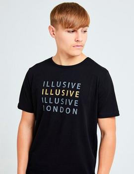 Camiseta Illusive London SOVEREIGN - Black/Gold