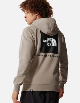 Sudadera Capucha TNF RAGLAN RED BOX - Mineral Grey