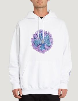 Sudadera Capucha Volcom CORAL MORPH - White