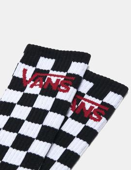 Calcetines CLASSIC CREW - Black/Checkerboard (3 pack)