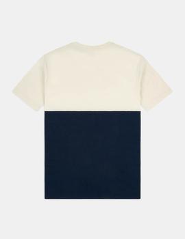 Camiseta VANS COLORBLOCK - Dress Blues/Seed Pearl