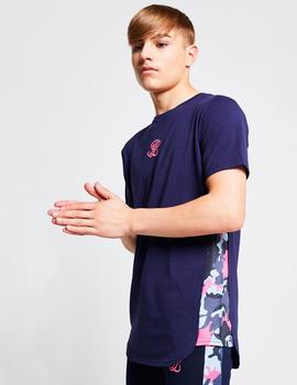 Camiseta SLIDE - Navy/Neon Pink Camo