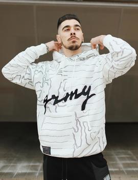 Sudadera Capucha GRIMEY STRANGE FRUIT GRMY  - Blanco