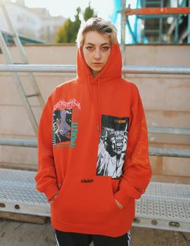 Sudadera Capucha Grimey LIVEUTION MAGIC 4 RESISTANCE - Ro