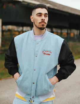Cazadora Grimey THE LOOT REVERSIBLE SATIN  - Blanco