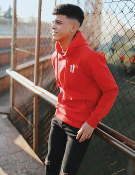 Sudadera Capucha Eleven CORE - Goji Berry Red